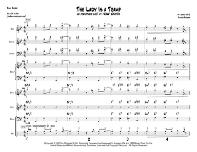 The Lady Is A Tramp (arr. Hollywood Charts)