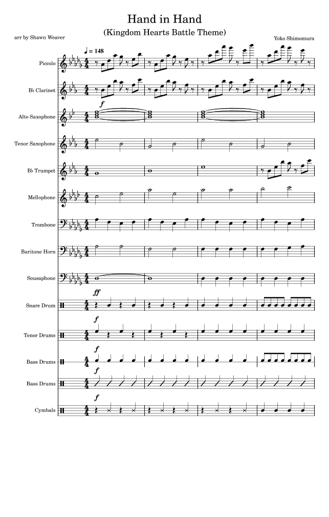 Hand In Hand (arr. Shawn Weaver)