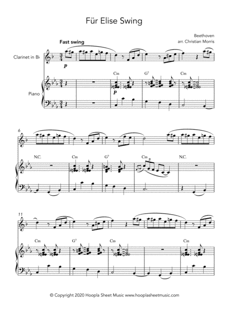 Für Elise Swing (arr. Christian Morris)
