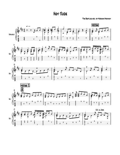 Hey Jude (arr. Norman P. Mahinay)