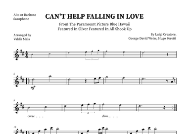 Can't Help Falling In Love (arr. Valdir Maia)