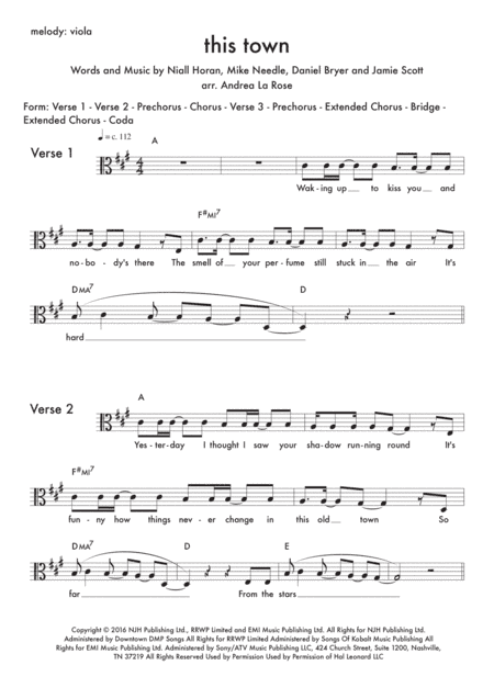 This Town (arr. Andrea La Rose)
