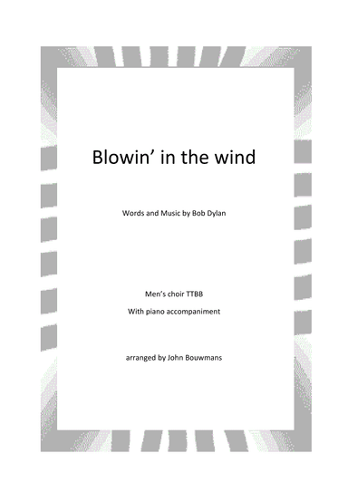 Blowin' In The Wind (arr. John Bouwmans)
