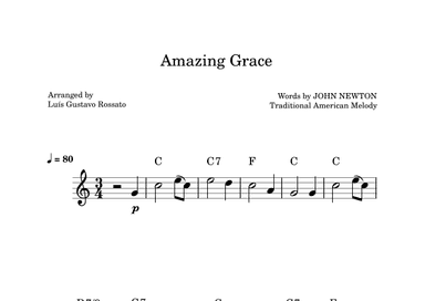 Amazing Grace (arr. Luís Gustavo Rossato)