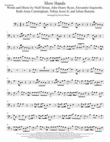 Slow Hands (arr. Kevin Busse)