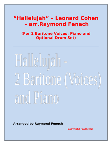 Hallelujah (arr. Raymond Fenech)