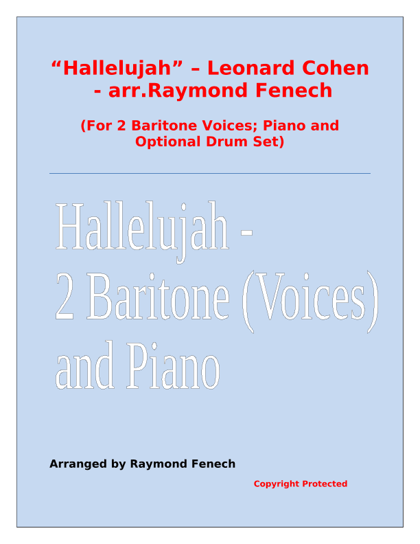 Hallelujah (arr. Raymond Fenech)