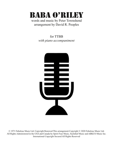 Baba O'riley (arr. David R. Peoples)