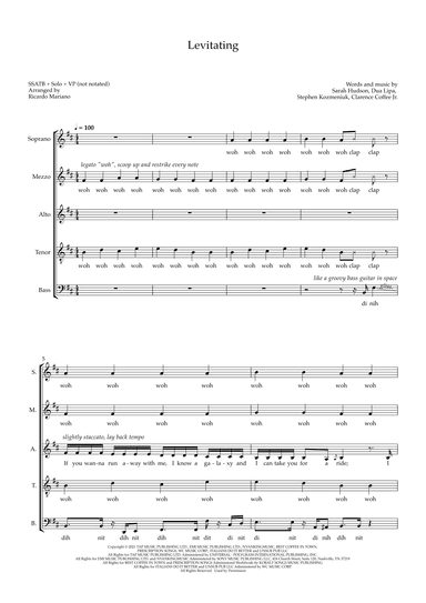 Levitating (arr. Ricardo Mariano)