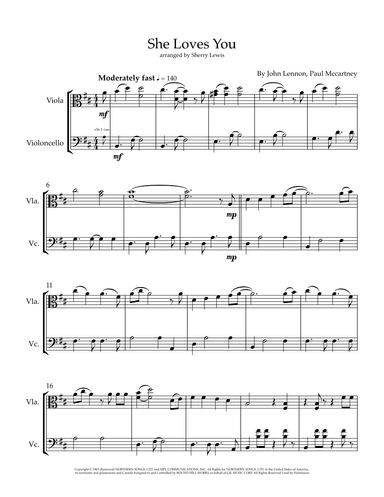 She Loves You (arr. Sherry Lewis)