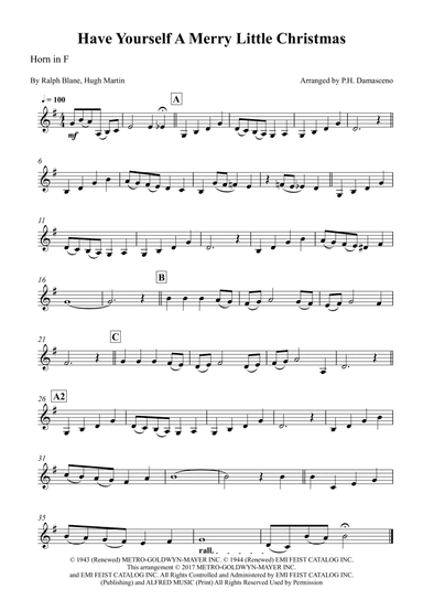 Have Yourself A Merry Little Christmas (arr. P.H. Damasceno)