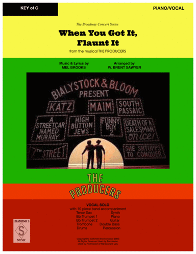 When You Got It, Flaunt It from THE PRODUCERS (arr. W. Brent Sawyer)