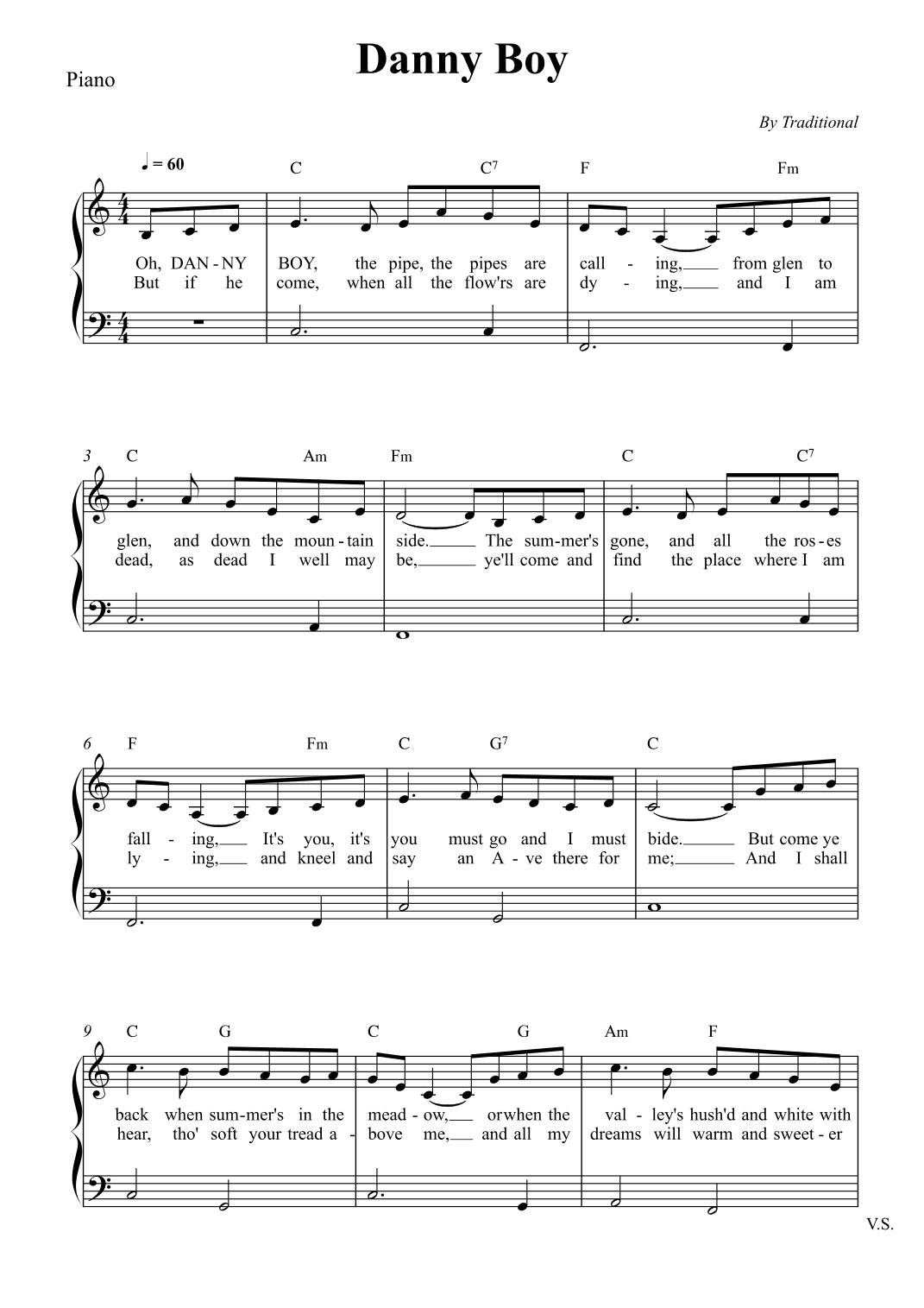Danny Boy (arr. Wesley S. SIlva)