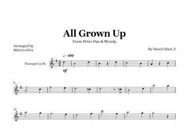 All Grown Up (arr. Márcio Silva)
