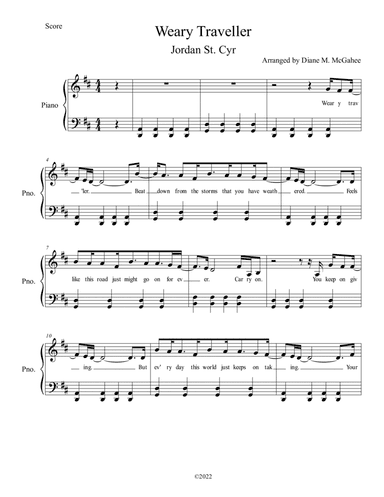 Weary Traveler (arr. Diane M. McGahee)