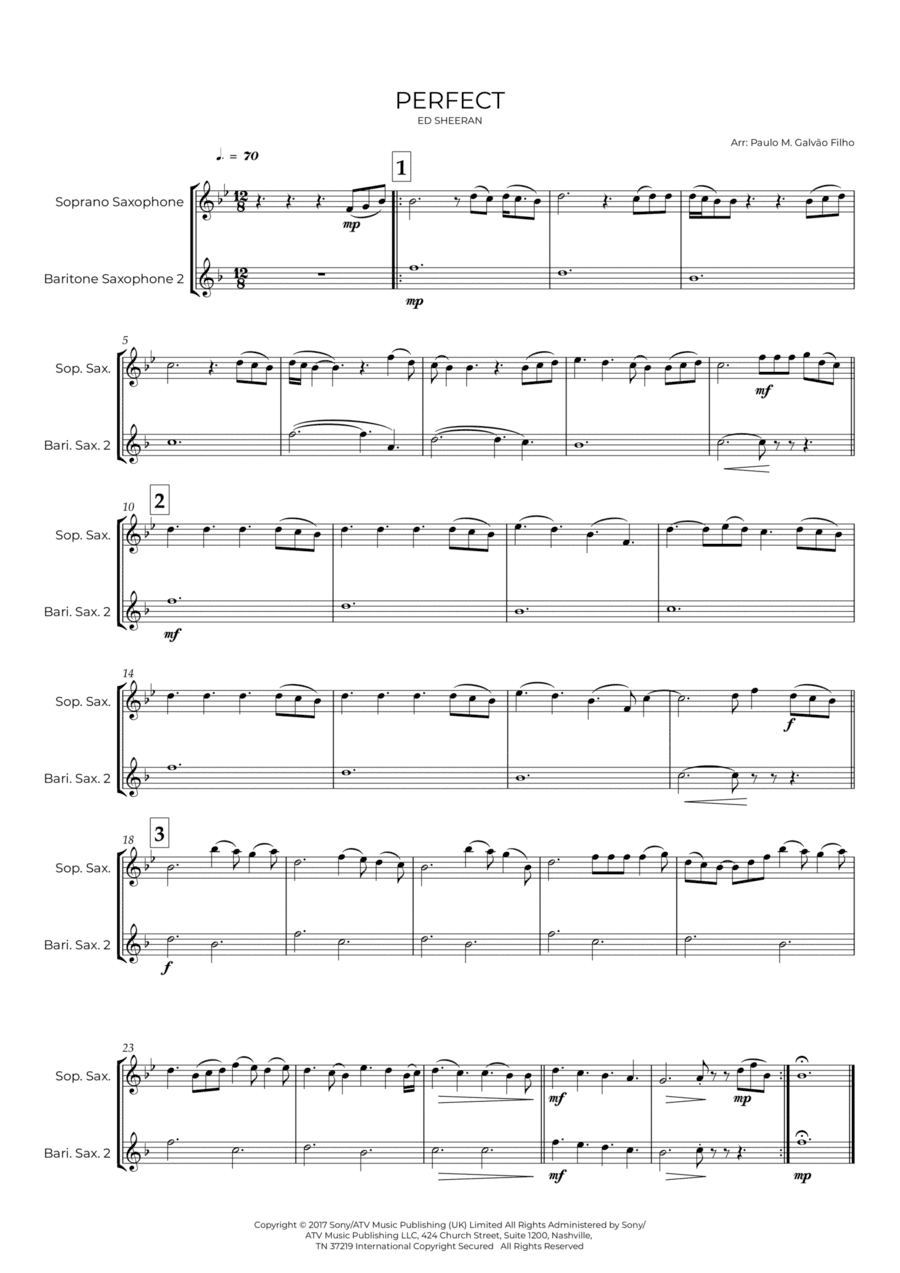 Perfect (arr. Paulo Galvão Filho)