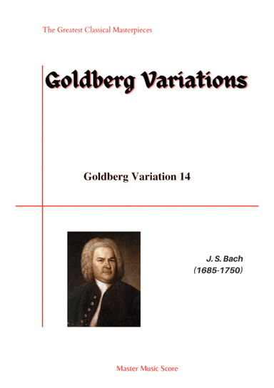 Bach-Goldberg Variation.14(Piano solo) (arr. MPS)