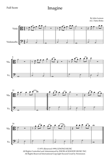 Imagine (arr. Fabio Britto)