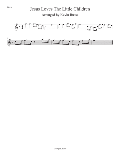 Jesus Loves The Little Children - Oboe (arr. Kevin Busse)