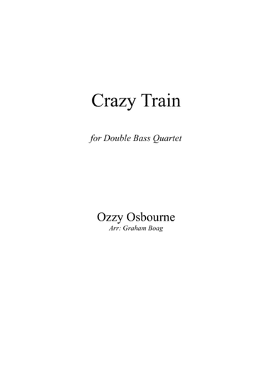 Crazy Train (arr. Graham Boag)