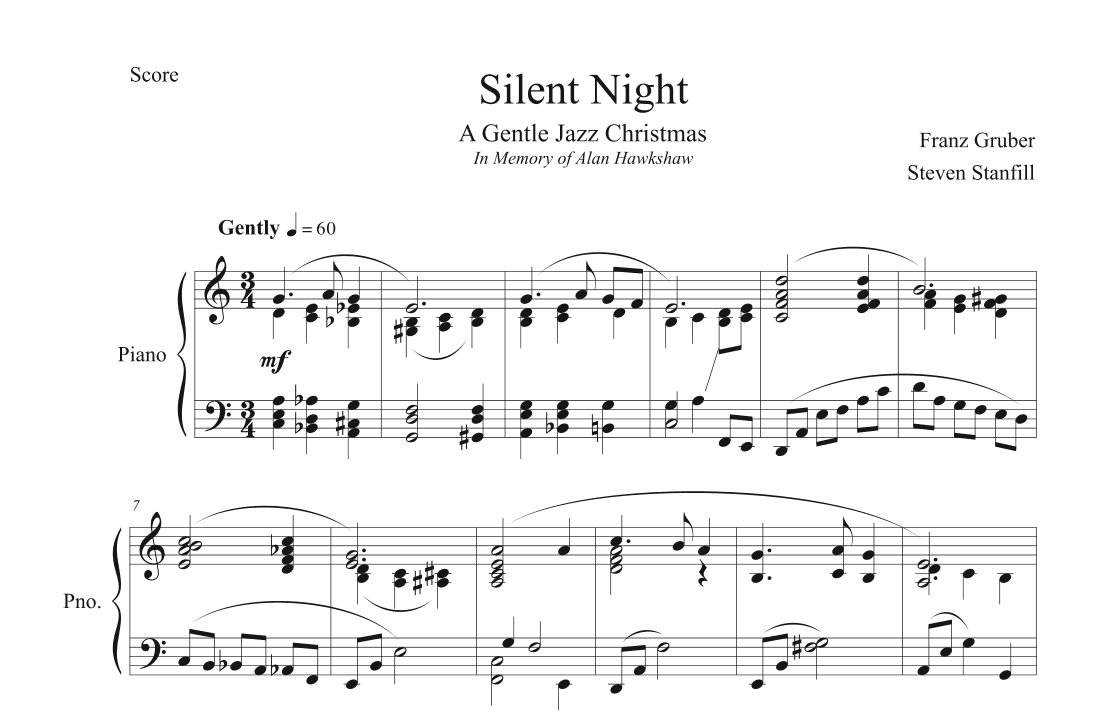Silent Night--A Gentle Jazz Christmas (arr. Steve Stanfill)