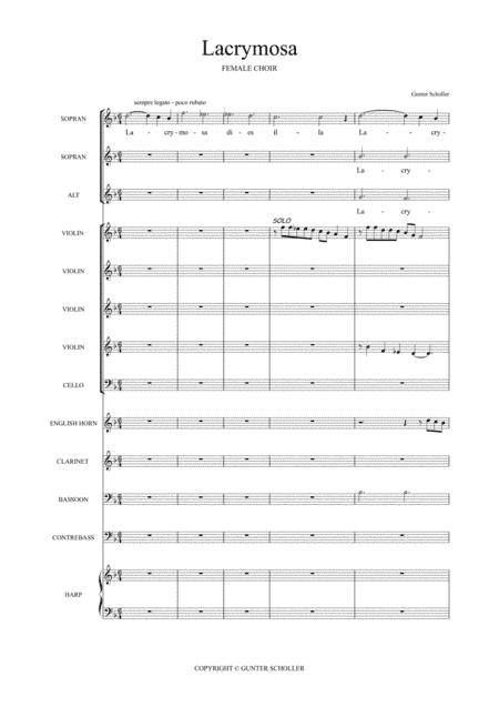 LACRYMOSA   Female Choir