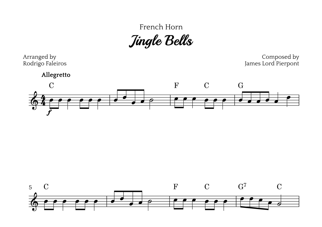 Jingle Bells (arr. Rodrigo Faleiros)