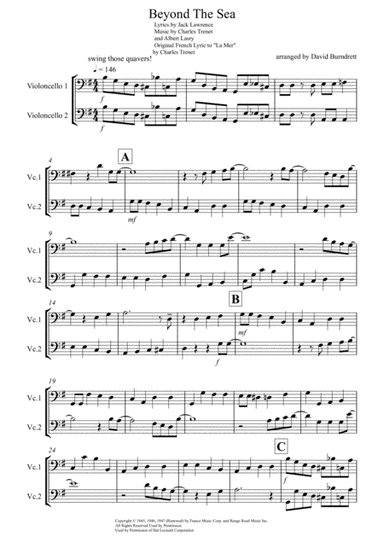 Beyond The Sea (arr. David Burndrett)