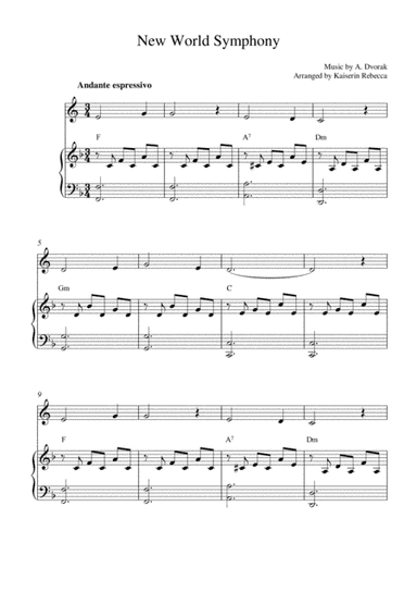 New World Symphony (arr. Kaiserin Rebecca)
