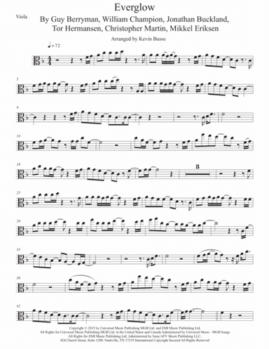 Everglow (arr. Kevin Busse)