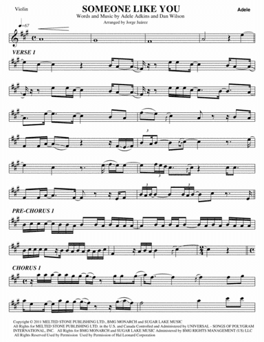 Someone Like You (arr. Jorge Juárez)
