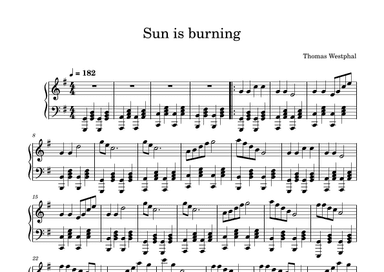 Sun ist Burning