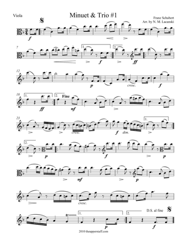 Minuet & Trio #1 (arr. Nick Lacanski)