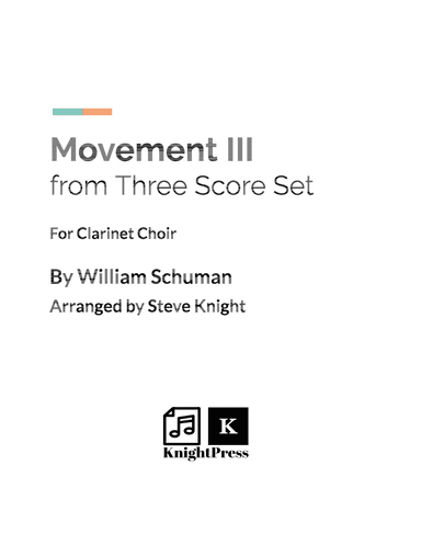 Movement Iii (arr. Steve Knight)