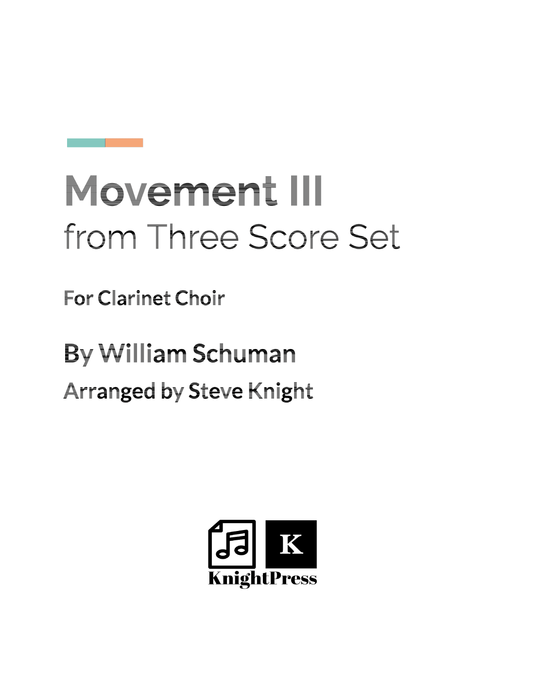 Movement Iii (arr. Steve Knight)