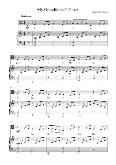 My Grandfather's Clock (arr. Kaiserin Rebecca)