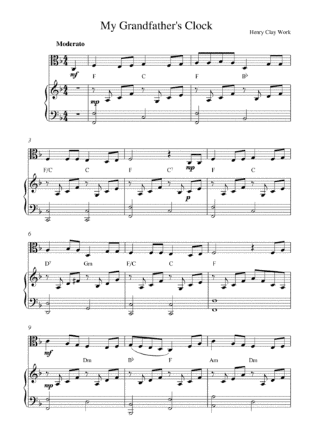 My Grandfather's Clock (arr. Kaiserin Rebecca)