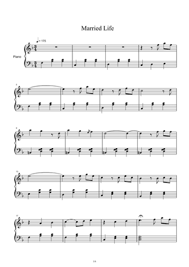 Married Life (arr. Michael Giacchino)