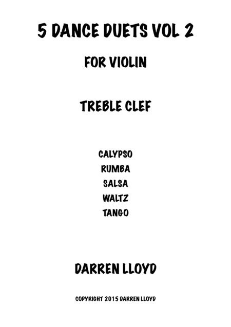 Violin Duets. Vol 2.