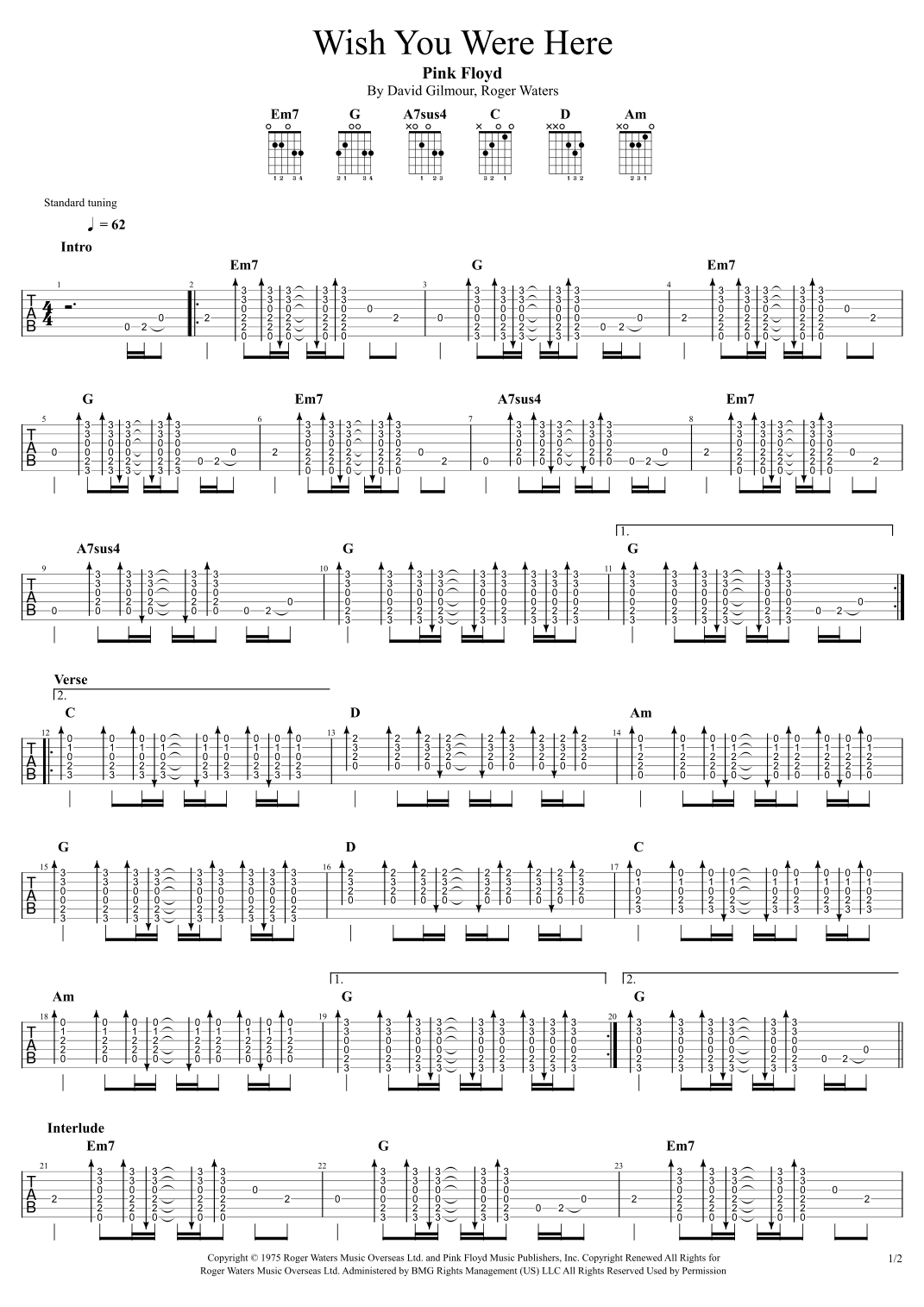 Wish You Were Here (arr. Douglas Becker)