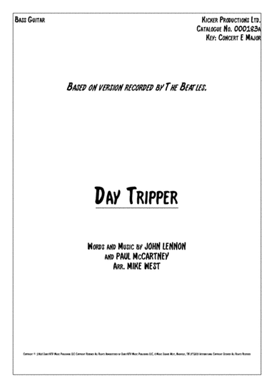 Day Tripper (arr. Mike West)