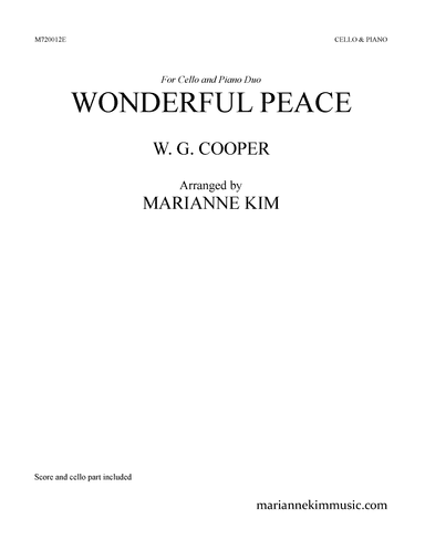 Wonderful Peace (arr. Marianne Kim)