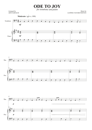 Ode to Joy (arr. Art.o Artaud)