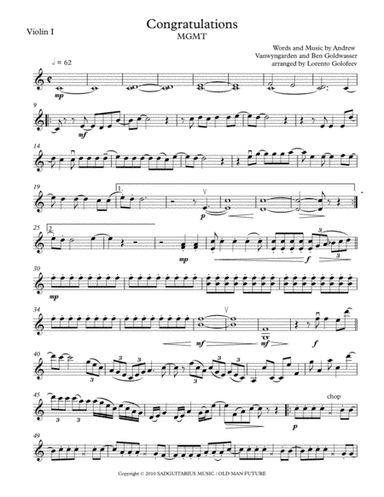 Congratulations (arr. Lorento Golofeev)