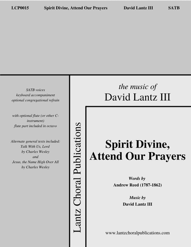 Spirit Divine, Attend Our Prayers (arr. David Lantz III)