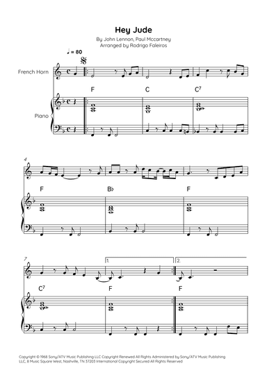 Hey Jude (arr. Rodrigo Faleiros)