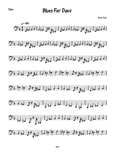Blues For Dave (Brass Quintet)
