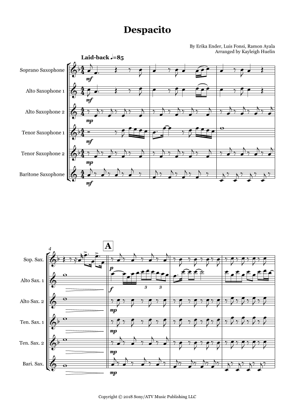 Despacito (arr. Kayleigh Huelin)