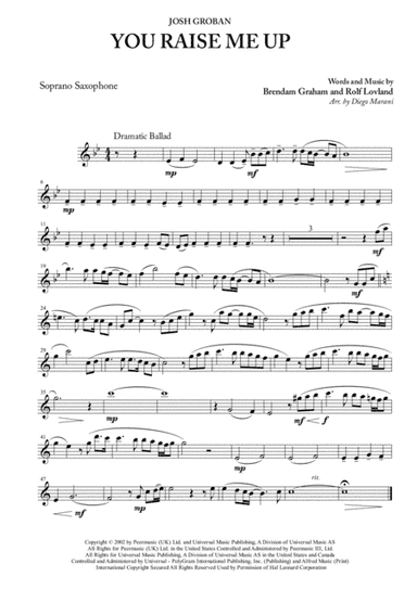 You Raise Me Up (arr. Diego Marani)
