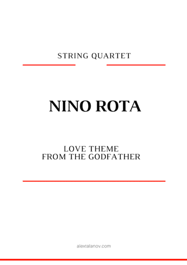 Love Theme From The Godfather III (arr. Alex Talanov)